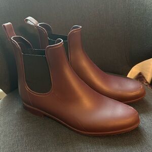 J. Crew Maroon Rain Boots